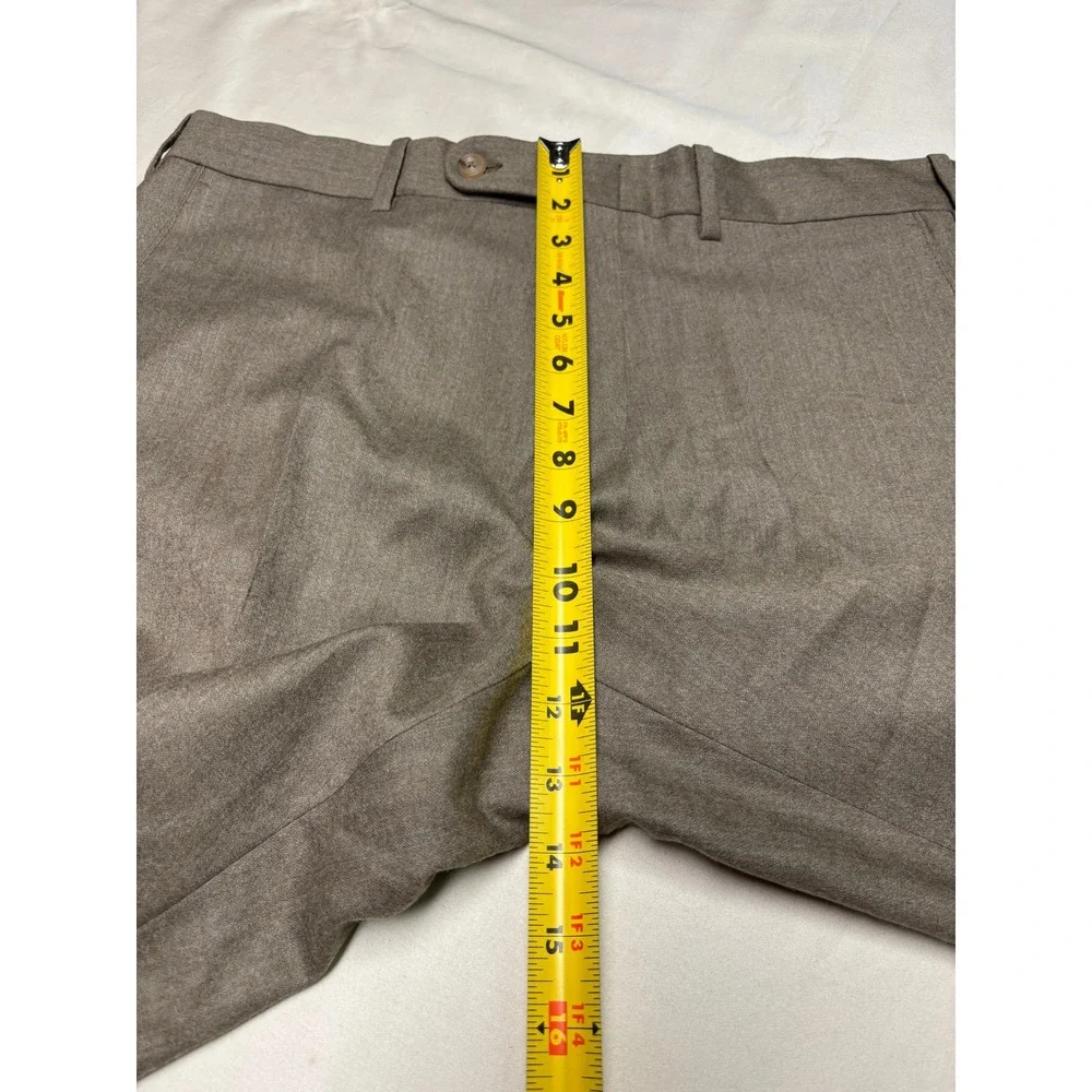 JWN Men 32W L28 Wool Cashmere Dress Pants Grey Traditional Fit Italy JW392183 MN